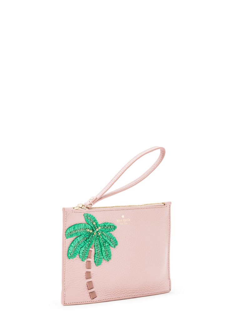 Kate Spade,On Purpose Embellished Mini Leather Wristlet,