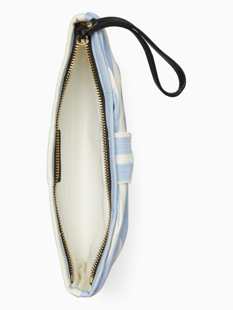Kate Spade,On Purpose New Canvas Bow Wristlet,