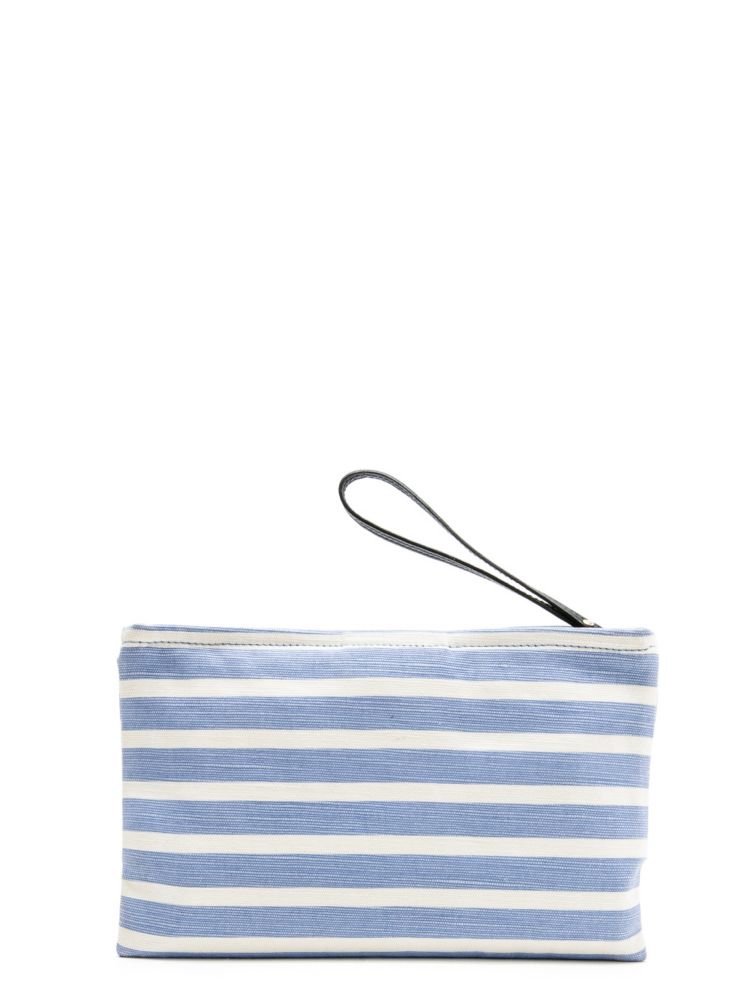 Kate Spade,On Purpose New Canvas Bow Wristlet,