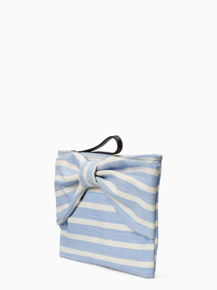 Kate Spade,On Purpose New Canvas Bow Wristlet,