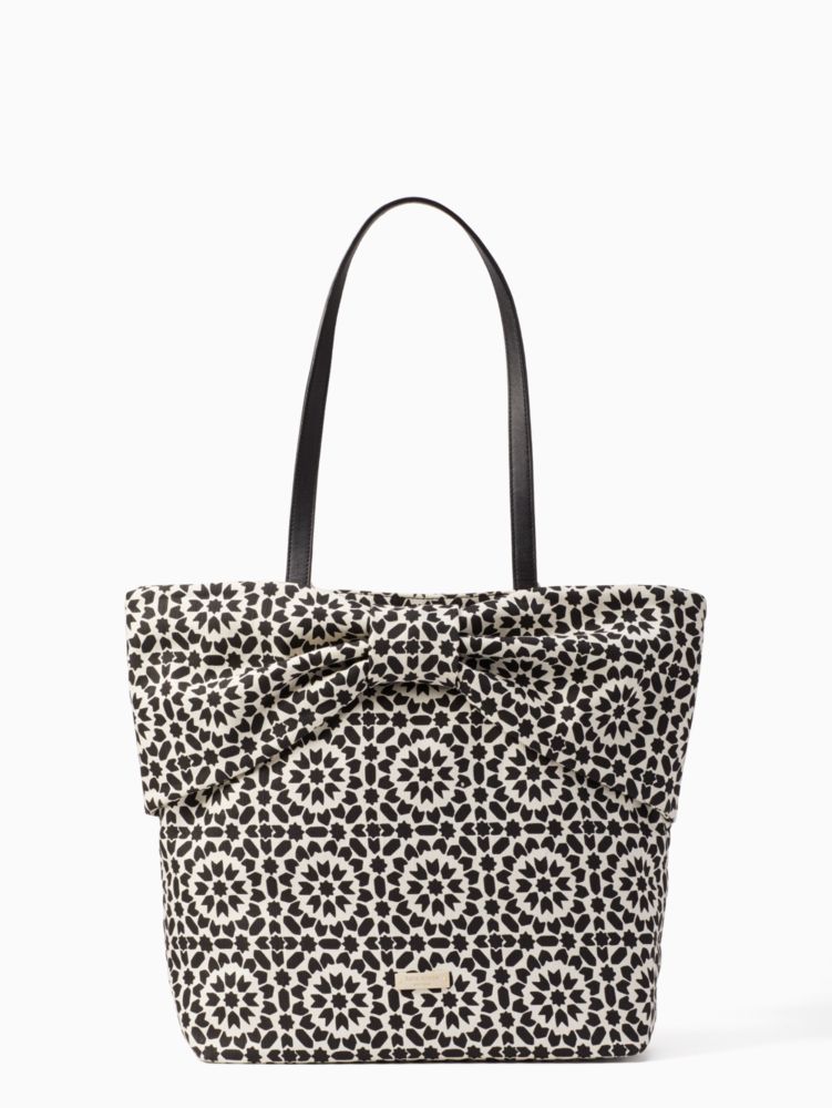 Kate spade bow tote bag sale