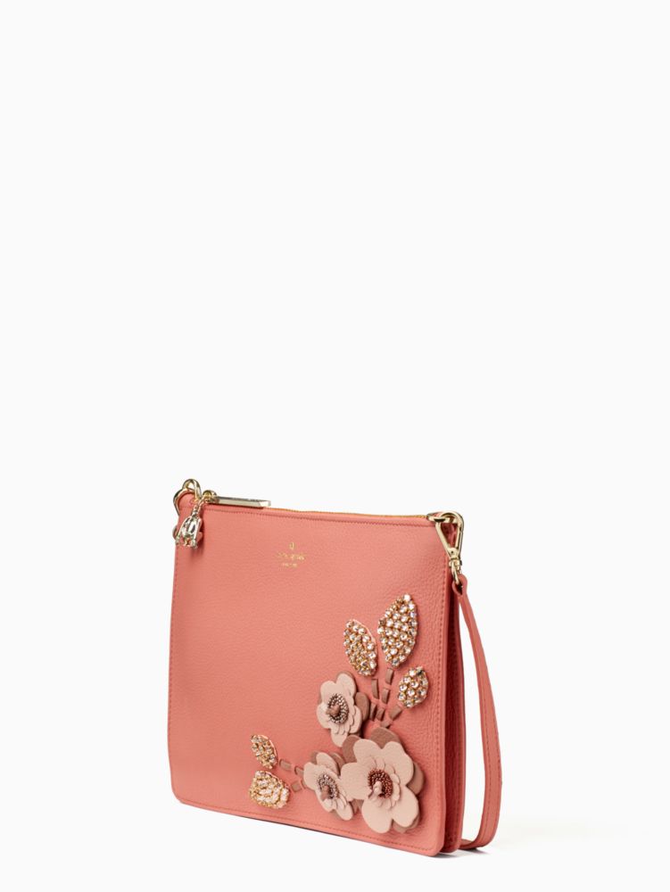 Kate Spade,On Purpose Embellished Leather Crossbody,