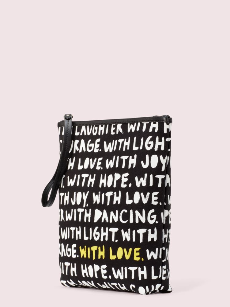 Cleo Wade X Kate Spade New York Phrases Pouch, , Product