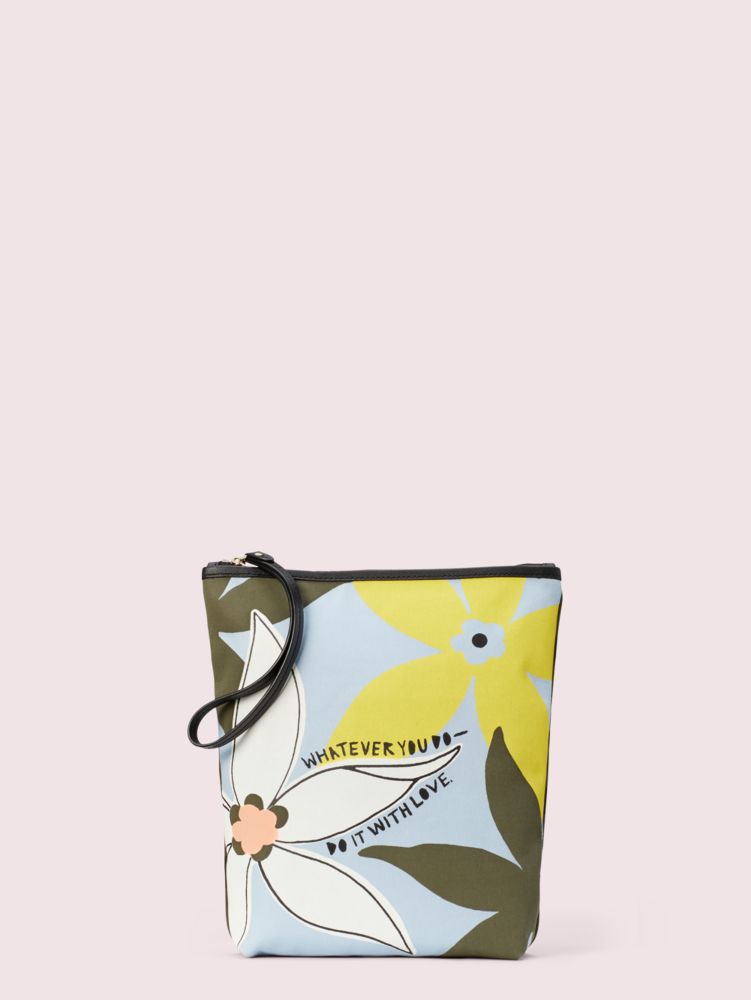 Cleo Wade X Kate Spade New York Floral Pouch, , Product