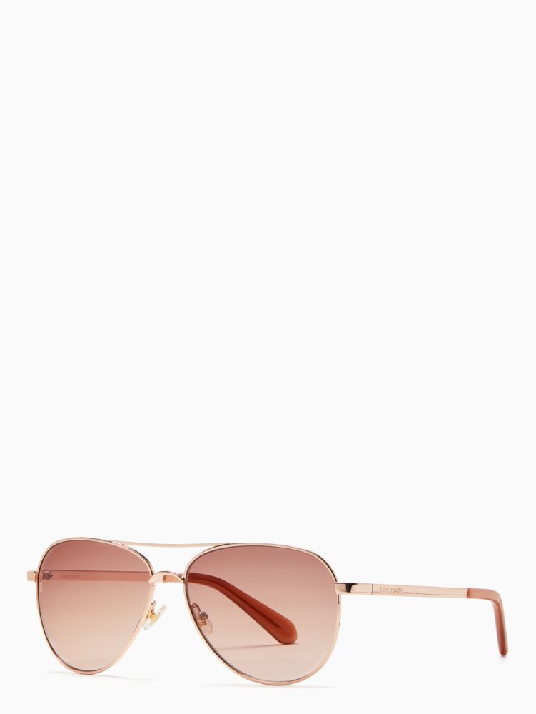 Kate Spade,Varese Sunglasses,Rose Gold