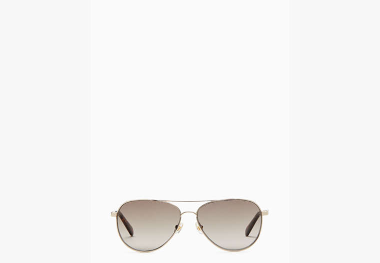 Kate Spade,Varese Sunglasses,Light Gold image number 0