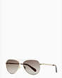 Kate Spade,Varese Sunglasses,Light Gold