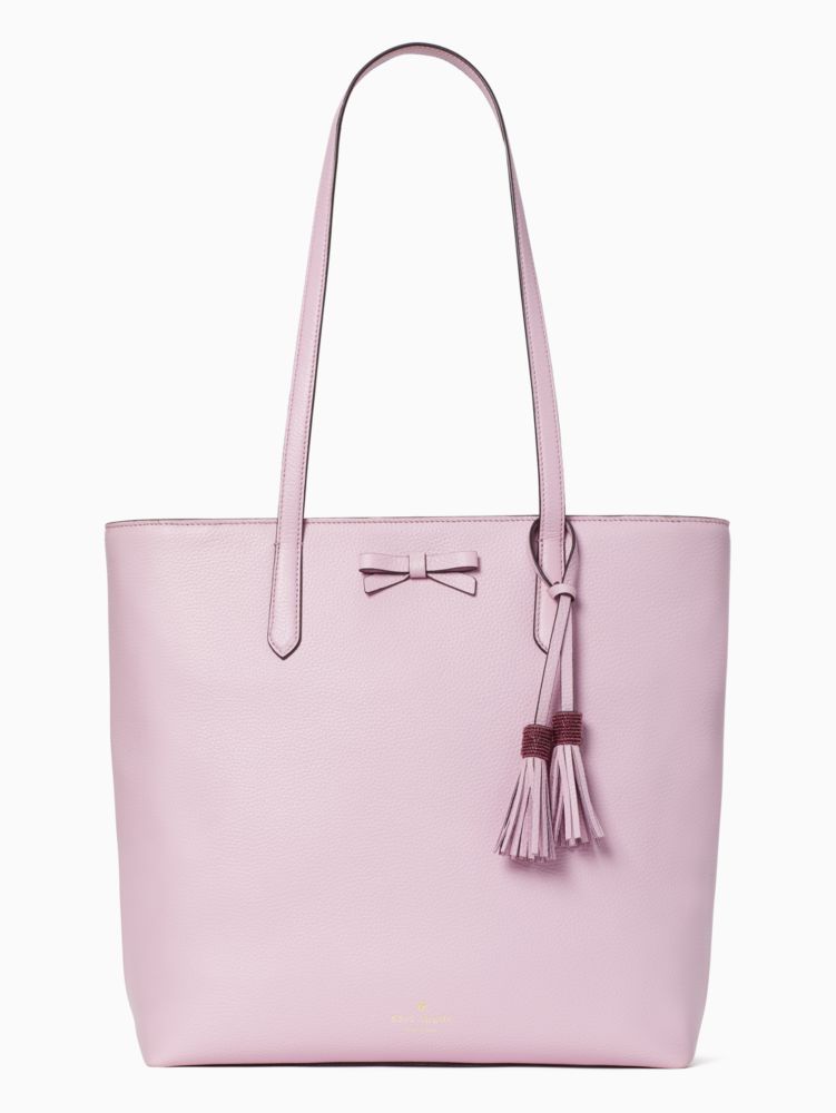 Kate Spade Hanging Tassel Tote in Pink