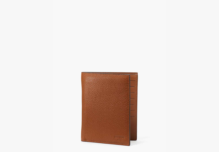 Jack Spade Pebbled Leather Travel Wallet, Light Tan, Product