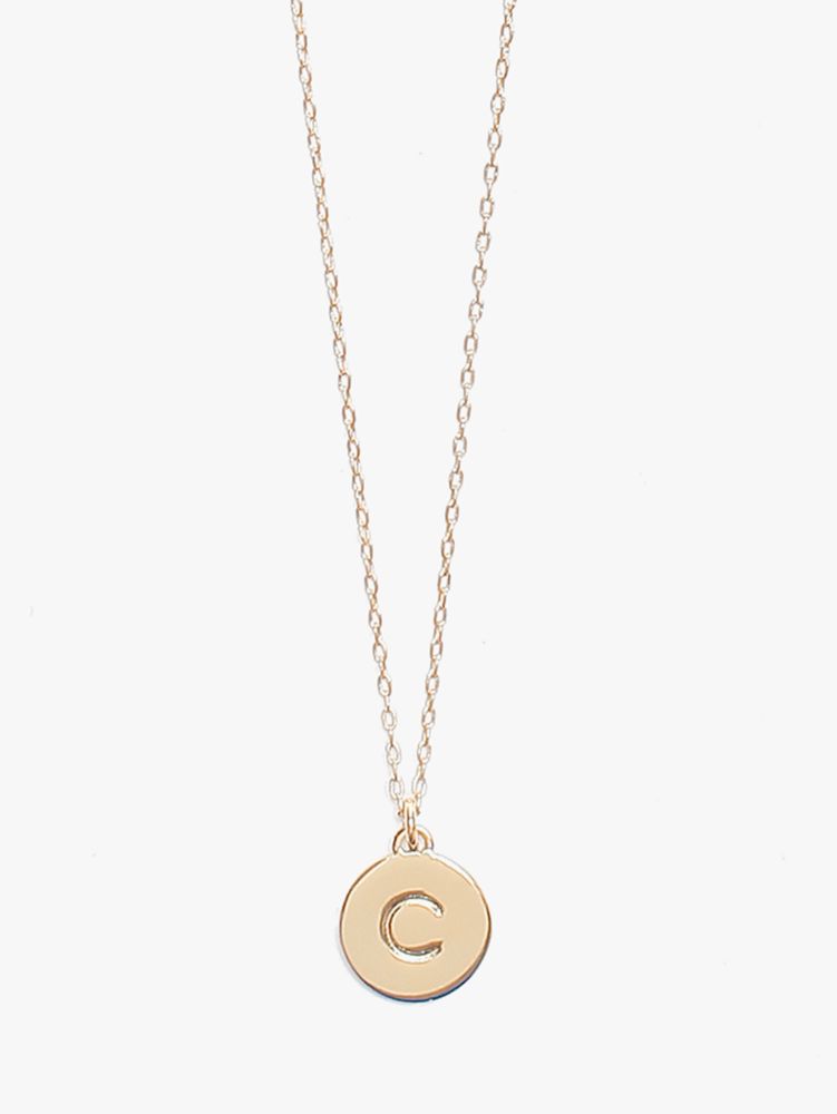 Kate spade deals mini initial pendant