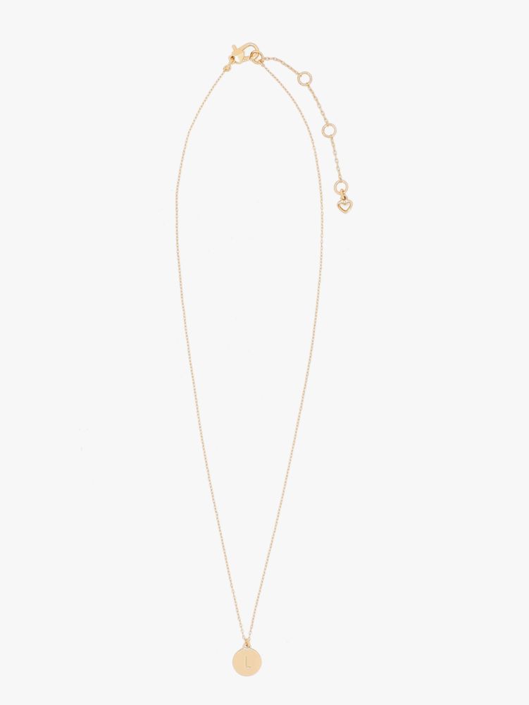 Kate Spade,l mini pendant,necklaces,Gold