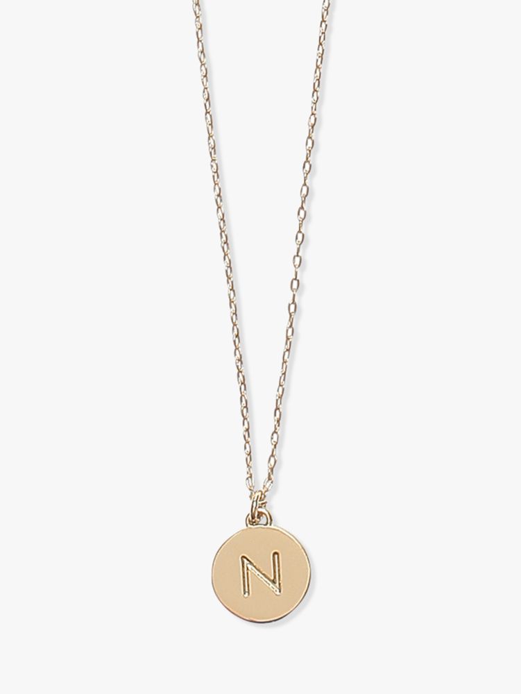 Kate Spade,n mini pendant,necklaces,Gold