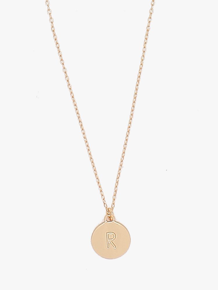 Kate spade initial necklace on sale gold