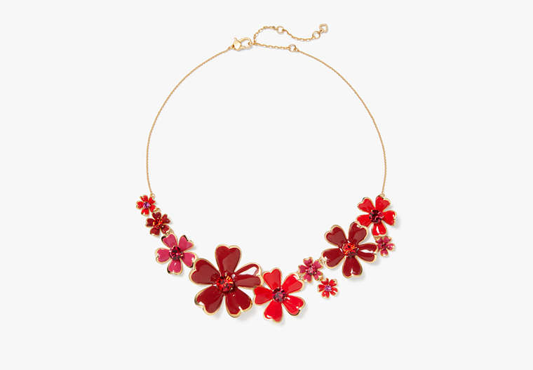 Blushing Blooms Statement Necklace, , Product