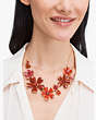 Kate Spade,blushing blooms statement necklace,