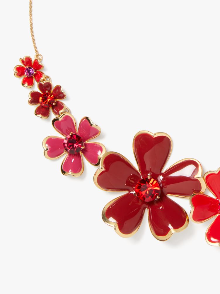 Blushing Blooms Statement Necklace, , Product