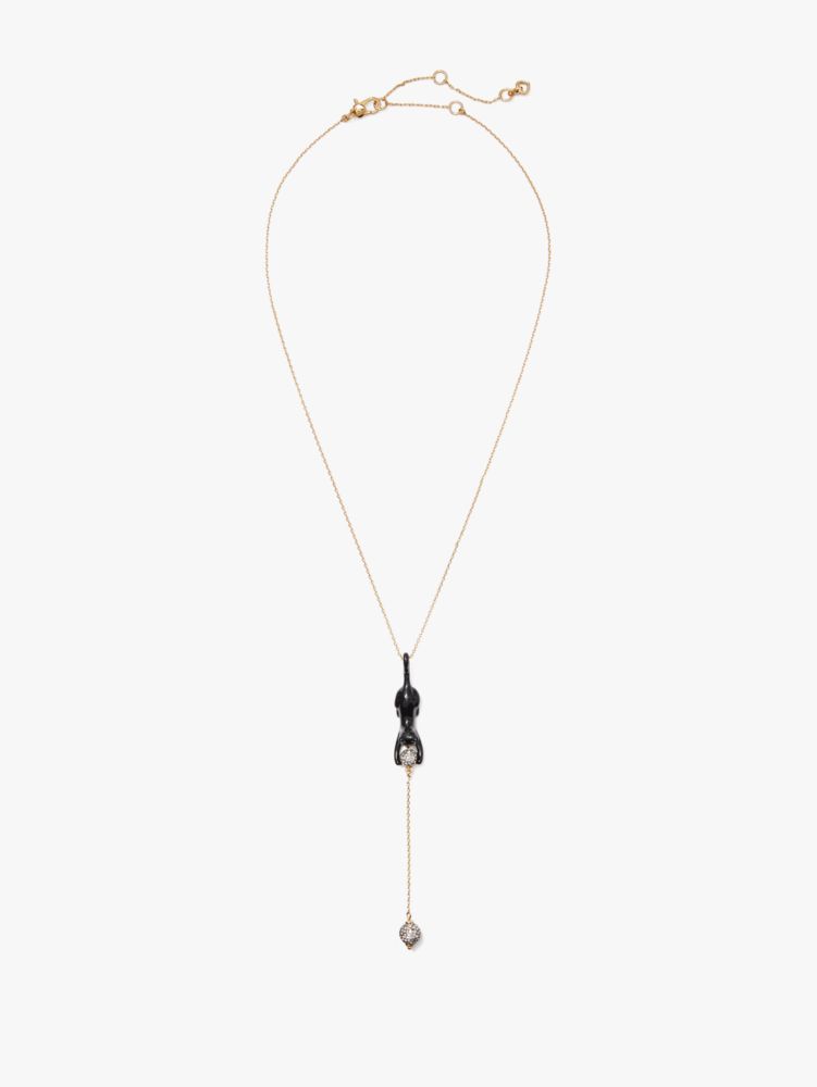 Kate spade black on sale necklace