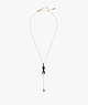 Kate Spade,house cat y necklace,necklaces,Black / Glitter