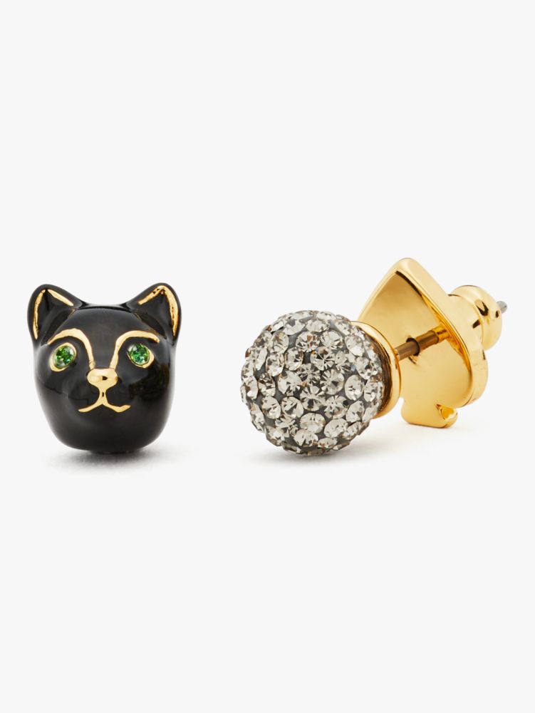 House Cat Asymmetrical Studs, , Product