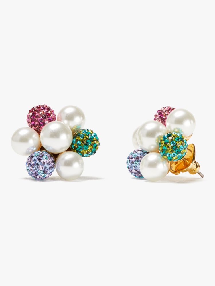 Kate spade pearl cluster on sale earrings