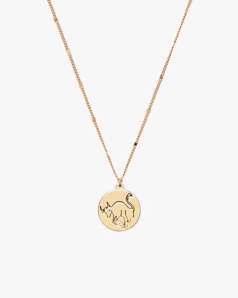 Kate Spade,in the stars taurus pendant,necklaces,Gold