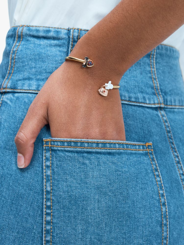 Kate Spade,Disney X Kate Spade New York Minnie Mouse Flex Cuff,