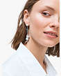 Kate Spade,pretty kitty pavé linear earrings,earrings,Classic Saddle
