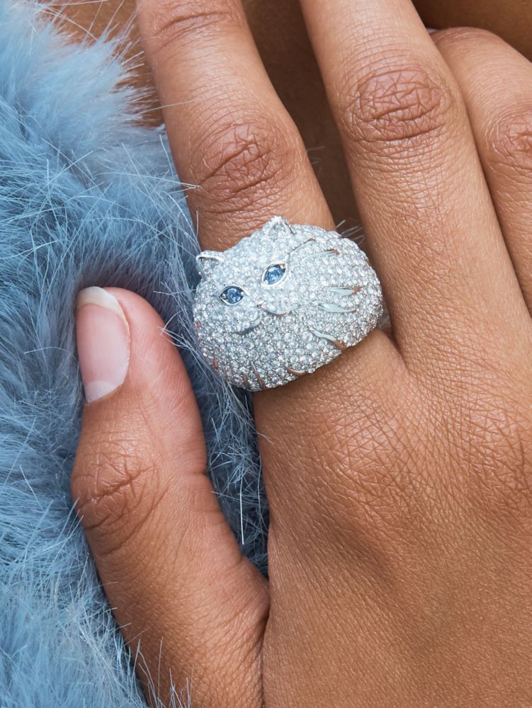 Kate spade deals cat paw ring