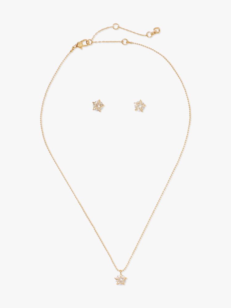 Kate Spade,Star Studs & Pendant Boxed Set,