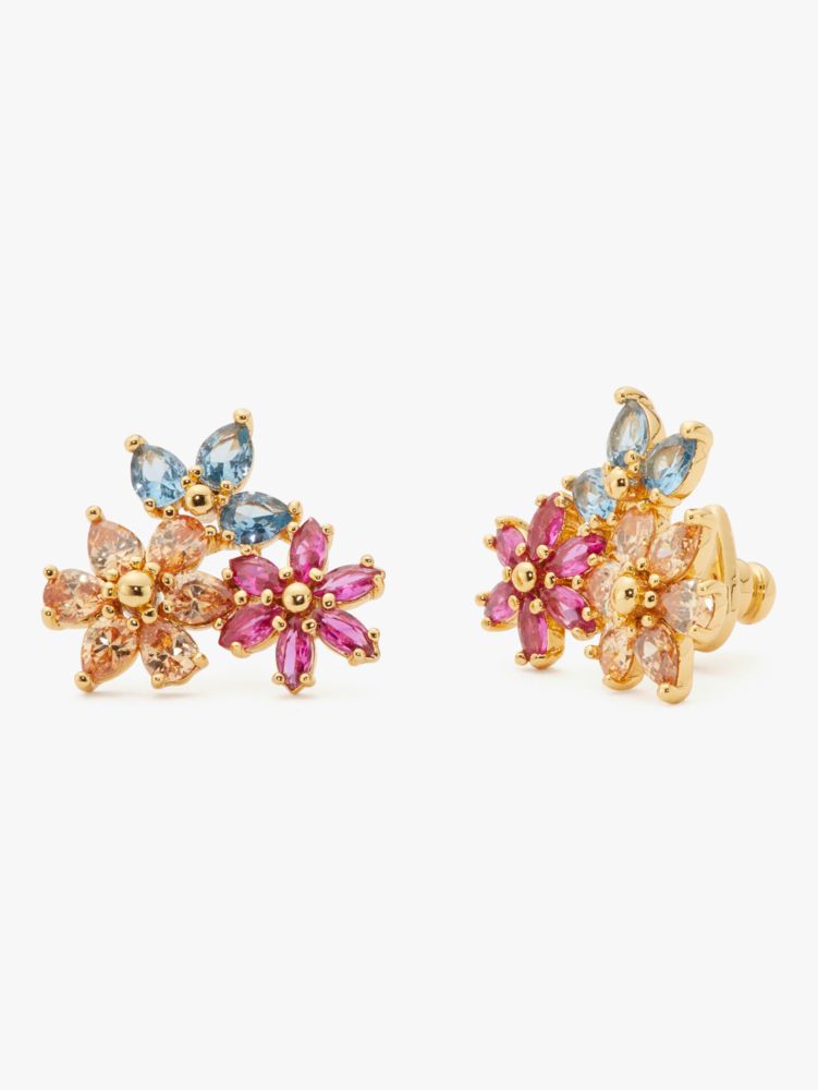 kate spade into the bloom studs-