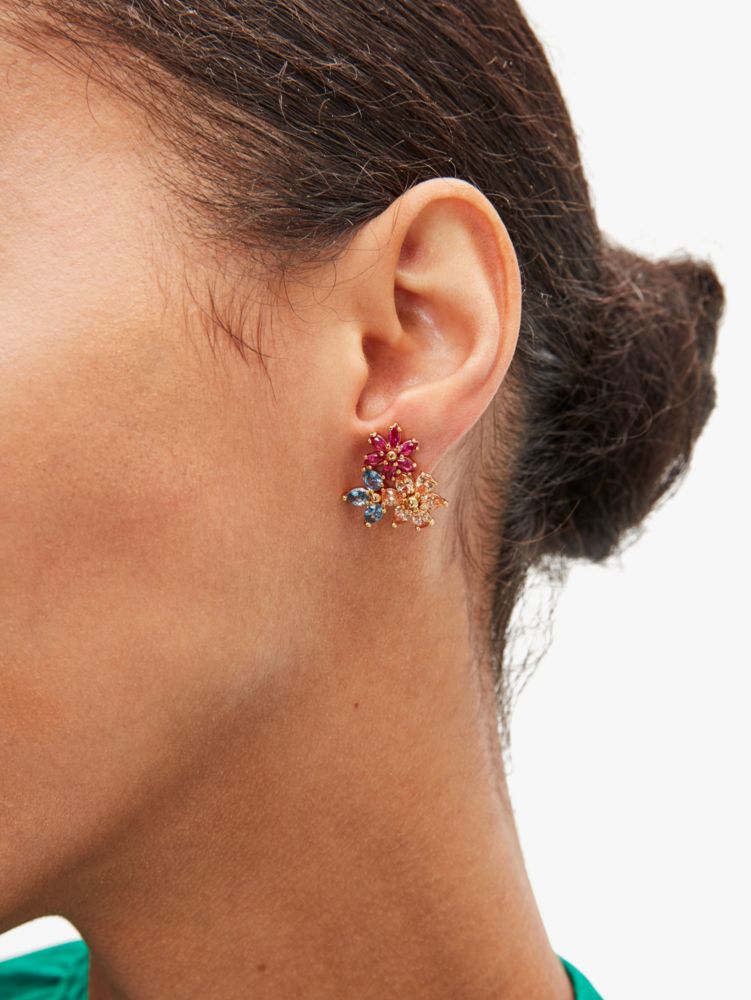 First Bloom Cluster Studs, , Product