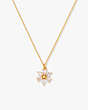 Kate Spade,first bloom boxed pendant & studs set,
