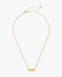 Kate Spade,with a twist necklace,