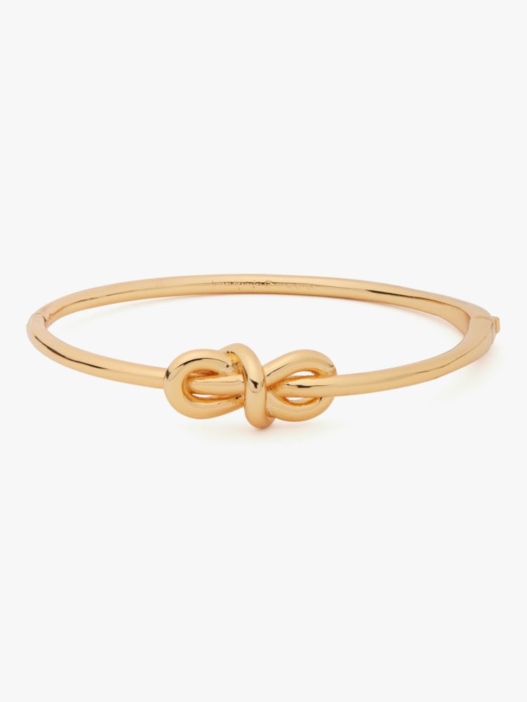 With A Twist Knot Hinged Bangle