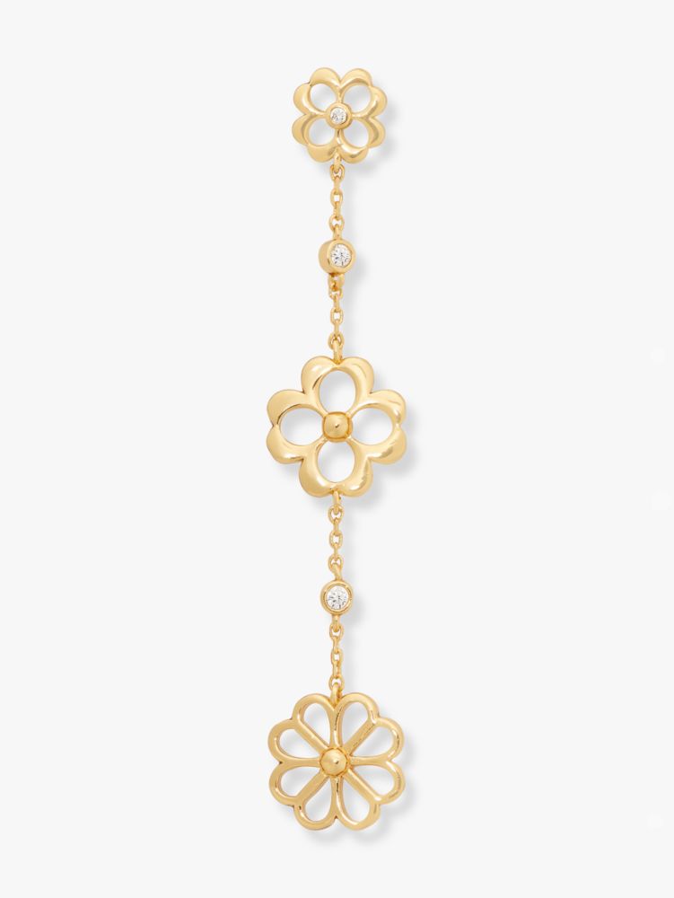 Spade Floral Linear Earrings, , Product