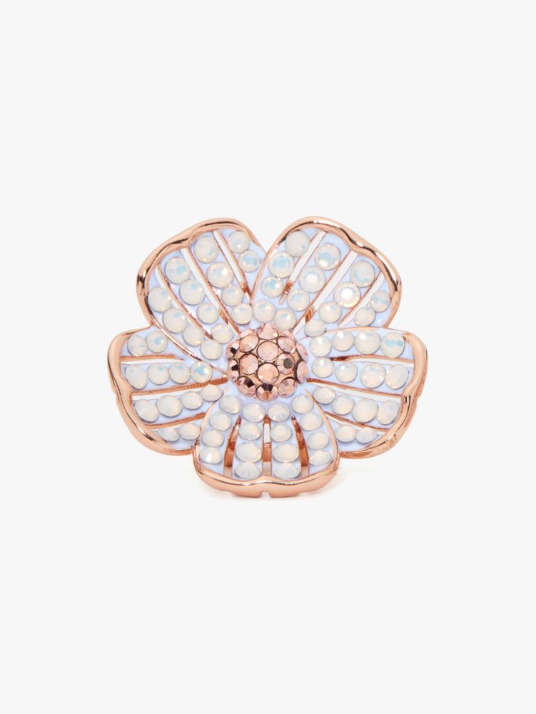 Kate Spade,glistening petals flower statement studs,earrings,Opal