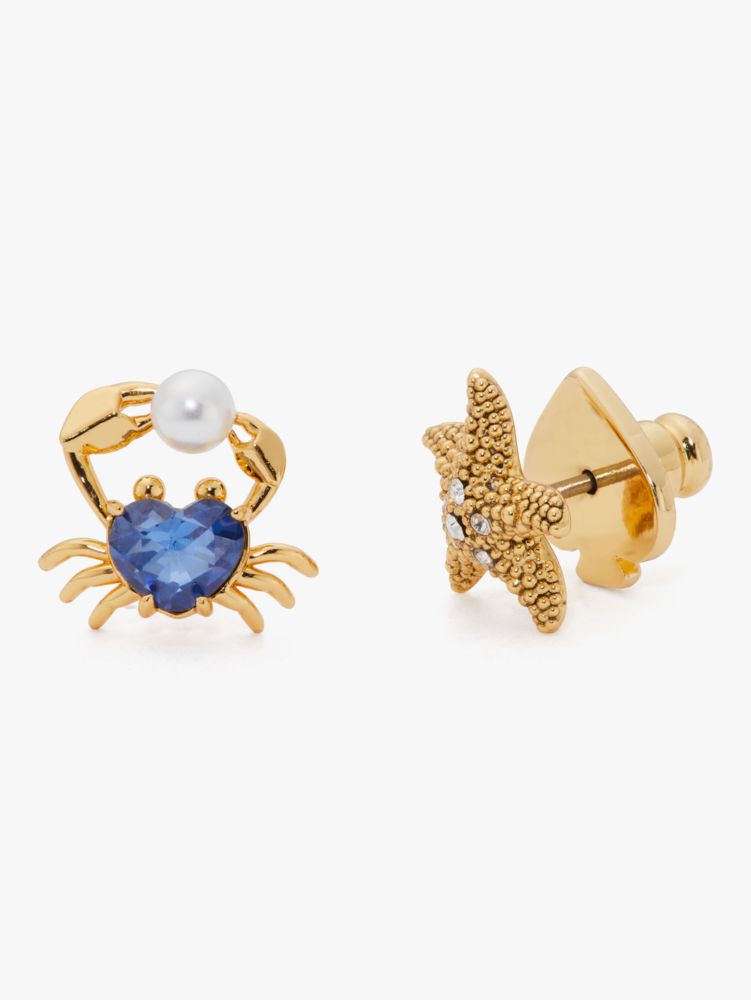 Crab stud outlet earrings