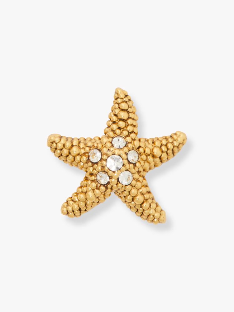 Kate Spade,Sea Star Starfish And Crab Studs,