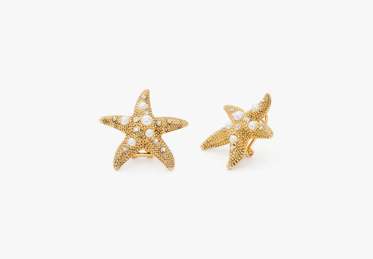 Sea Star Starfish Statement Studs, , Product