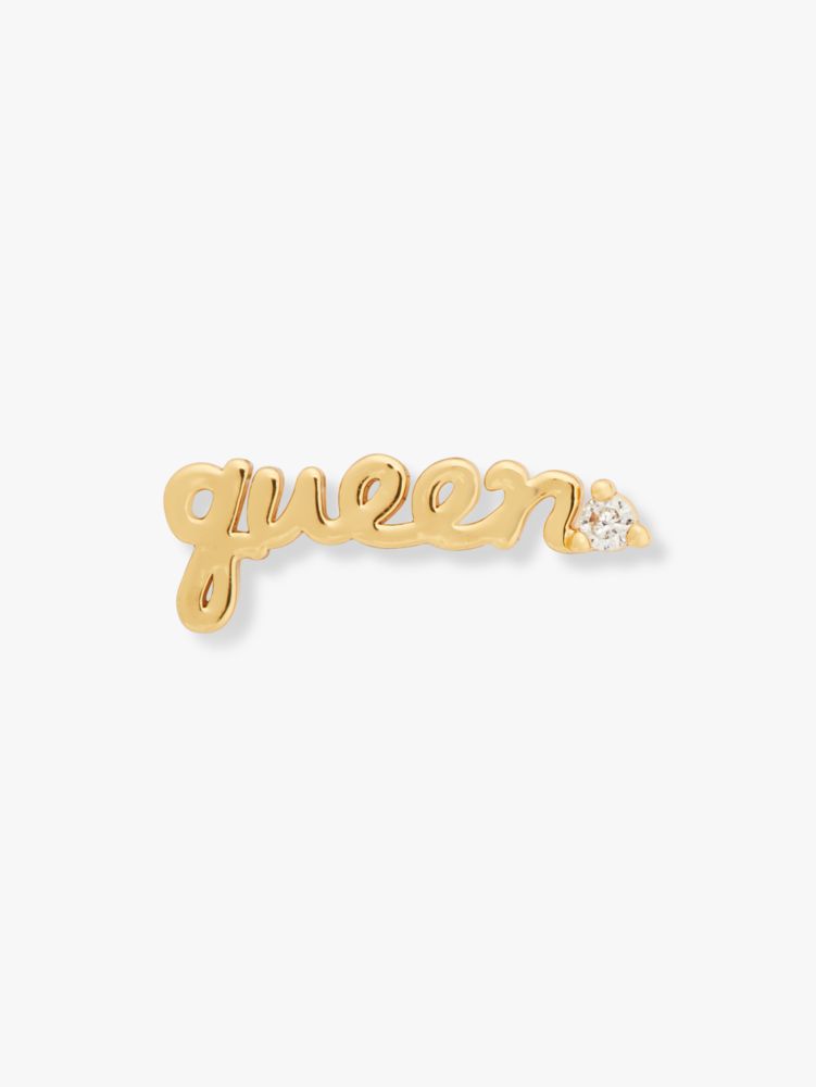 Kate Spade,Love You, Mom Queen Bee Asymmetrical Studs,