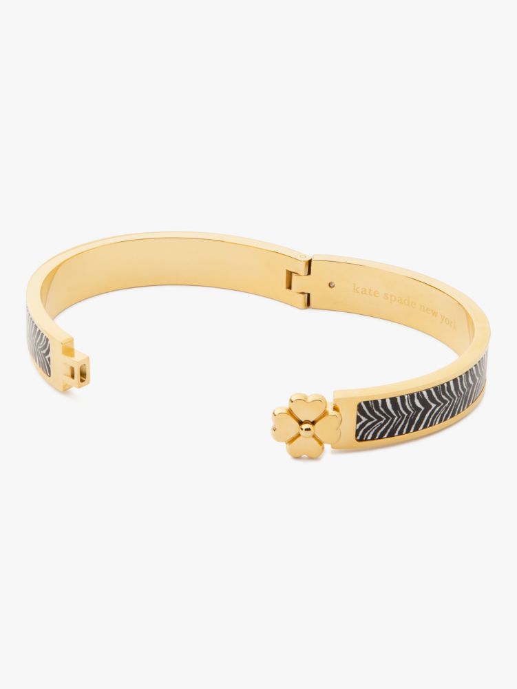 Buy KATE SPADE Heritage Spade Flower Metal Thin Hinged Bangle