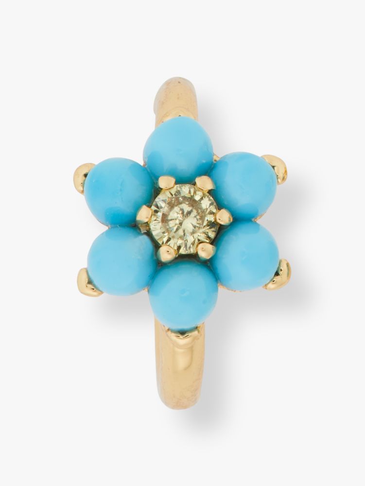 Kate Spade,myosotis flower huggies,earrings,