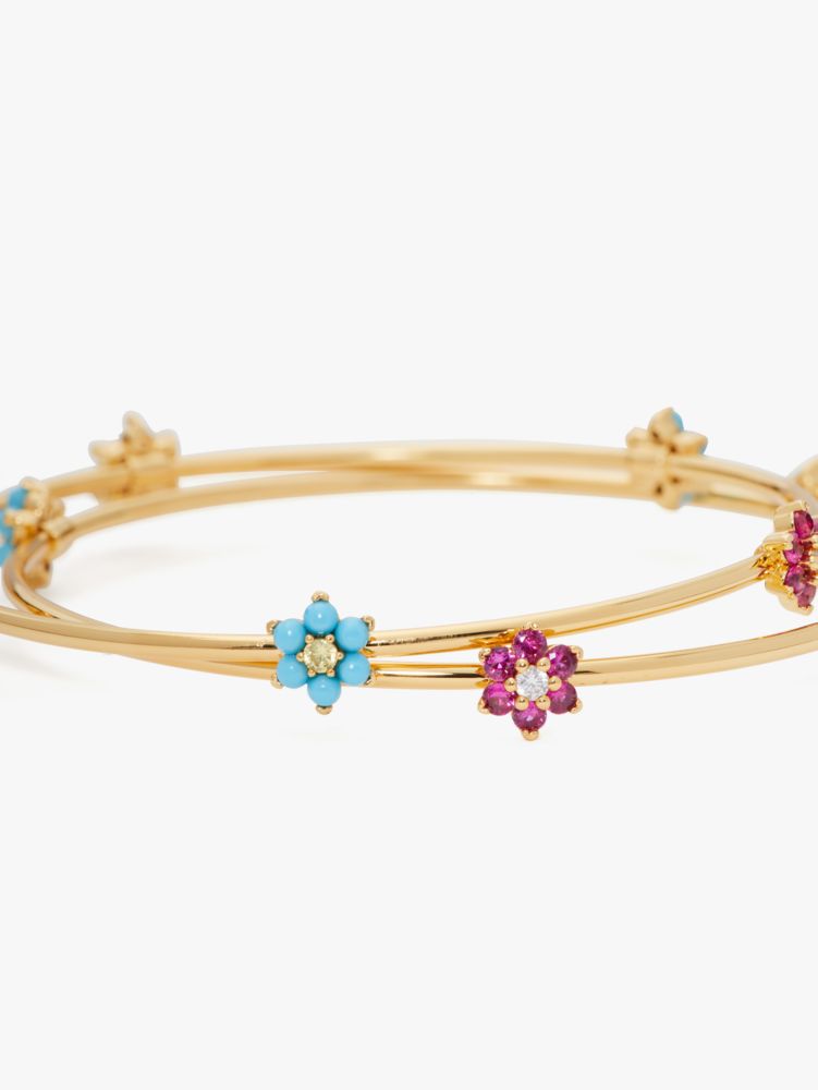 Kate Spade,myosotis flower bangle set,bracelets,