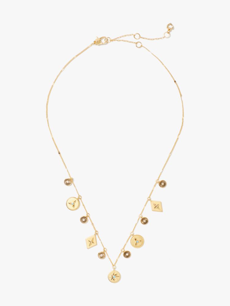 Kate Spade,My Medallion Charm Necklace,