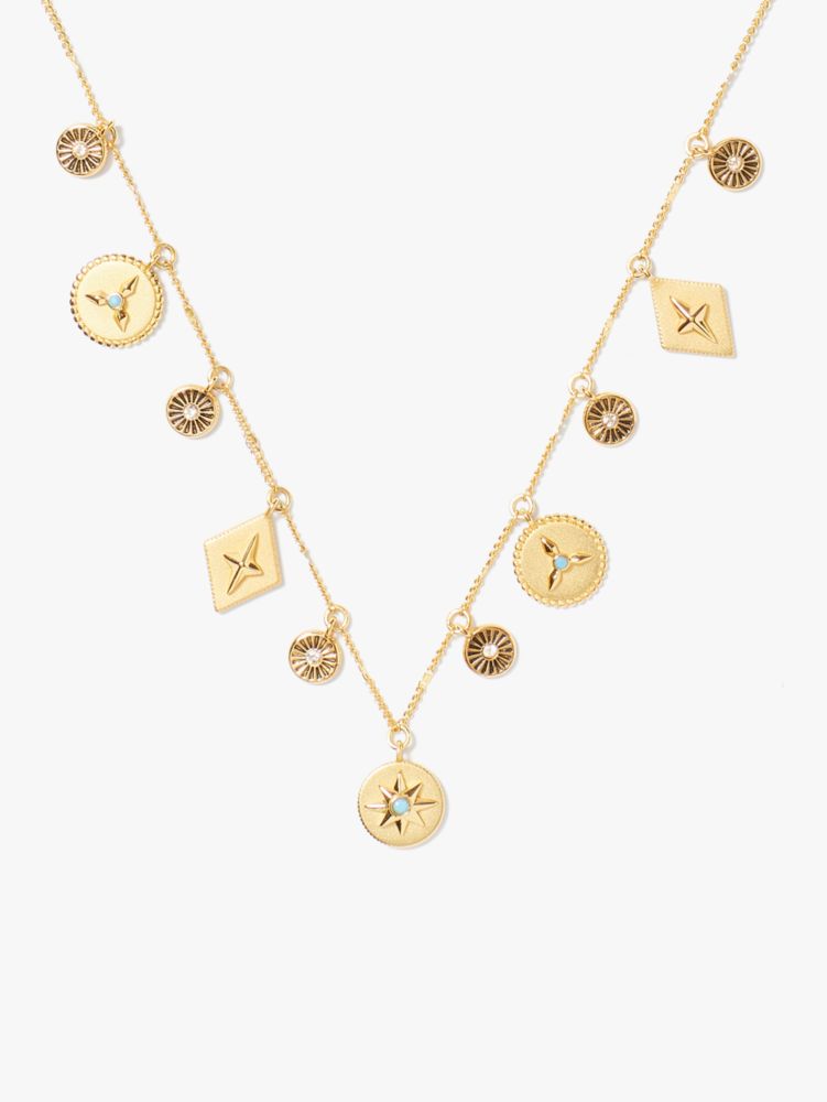 Kate spade shop charm necklace