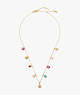 Kate Spade,nature walk ladybug charm necklace,necklaces,Multi