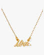 Kate Spade,say yes mrs necklace,necklaces,