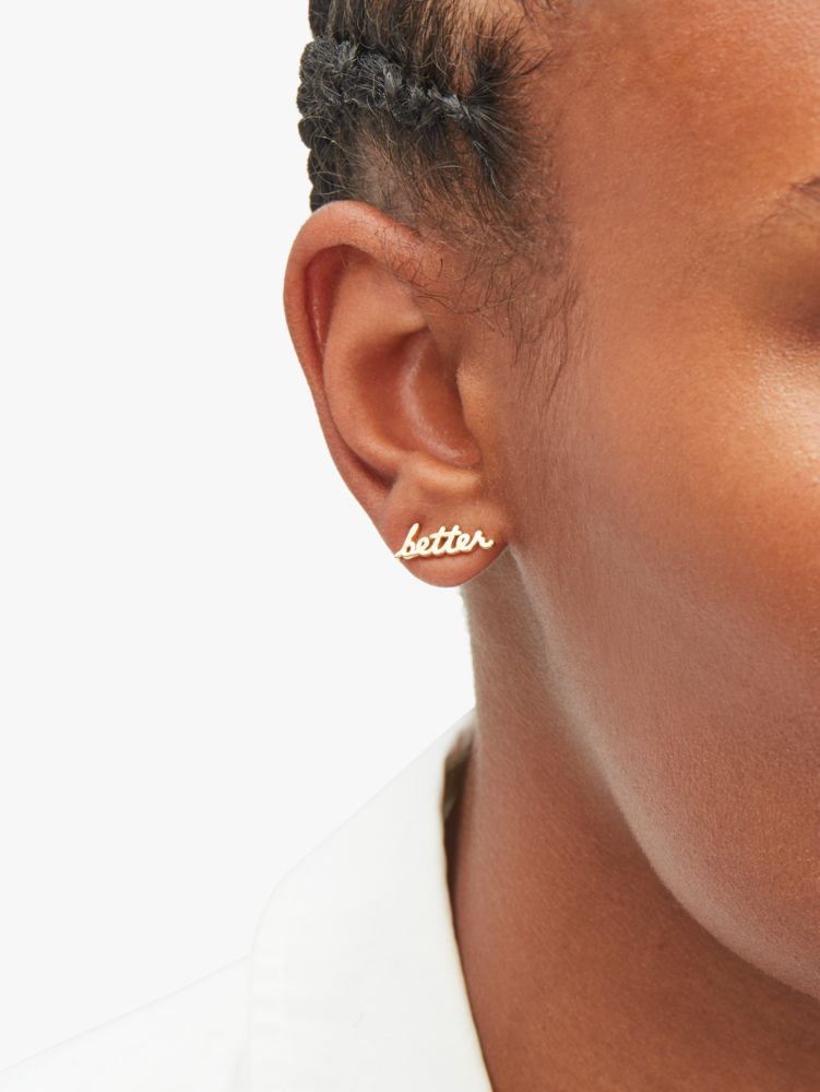 Kate Spade,Say Yes Better Half Studs,