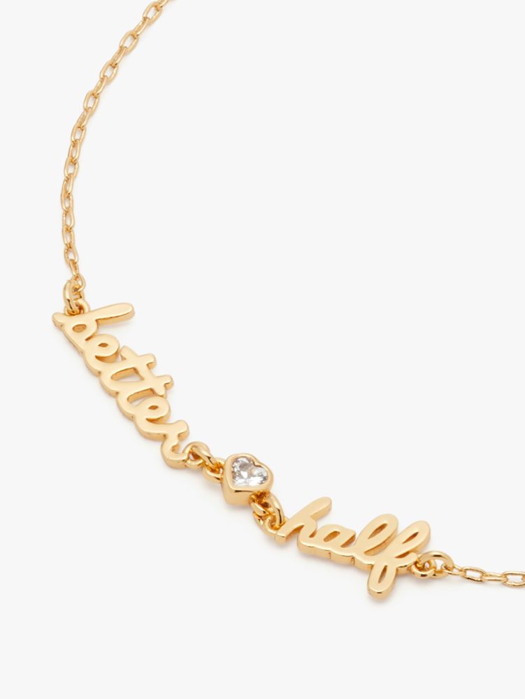 Kate Spade,Say Yes Better Half Bracelet,