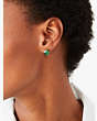 Kate Spade,treasure trove studs,earrings,Green 